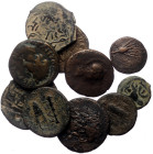 10 Ancient AE coins (Bronze, 39,09g)