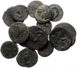 15 Ancient AE coins (Bronze, 70,80g)