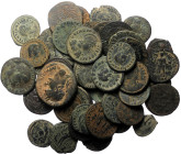 50 Roman AE coins (Bronze, 199.74g)
