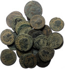 25 Roman AE coins (Bronze, 70.60g)