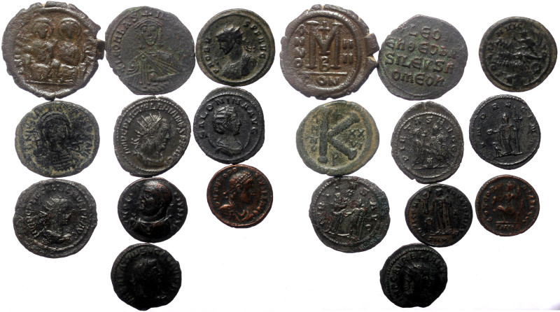 10 Ancient AE coins (Bronze, 46,39g) 10 Ancient AE coins (Bronze, 46,39g)

Wei...