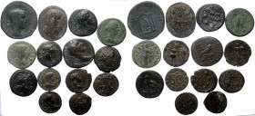 14 Ancient AE coins (Bronze, 121,42g)