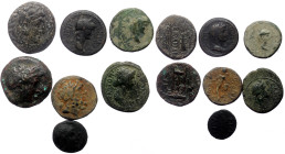 7 Ancient AE coins (Bronze, 26,13g)