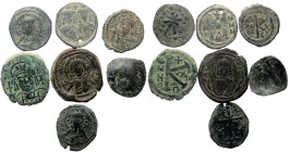 7 Byzantine AE coins (Bronze, 40,22g)