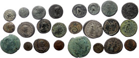 12 Greek AE coins Bronze, 44,56g)
