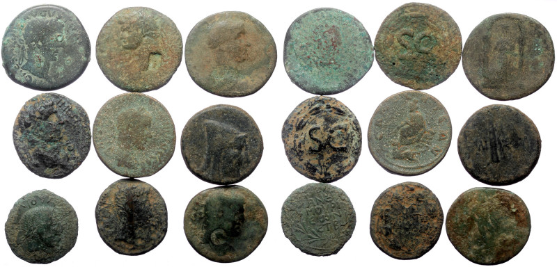 9 Roman Provincial coins (Bronze, 115,46g) 9 Roman Provincial coins (Bronze, 115...