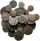 30 Roman Imperial AE coins (Bronze, 128,03g)