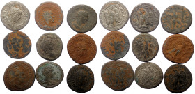 9 Roman Provincial BL coins (Bronze, 98,48g)