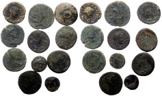 11 Greek AE coins (Bronze, 39,82g)