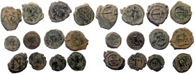 12 Ancient AE coins (Bronze, 20,83g)