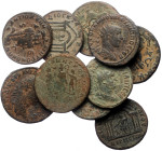10 Roman Provincial AE coins (Bronze, 151,86g)