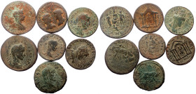 7 Roman Provincial AE coins (Bronze, 103,50g)