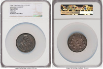 James II silver "William Sancroft" Medal 1688 AU Details (Tooled) NGC, MI-622-37, Eimer-288b. 50mm. By J. Smeltzing after G. Bower. Obv. Bust right, w...