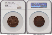 Victoria bronze "Marquis of Lorne & Louise Wedding" Medal 1871 MS62 Brown NGC, BHM-2915. 54mm. By T. Ottley. Obv. Draped busts of the Princess and Mar...