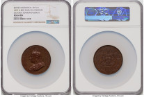 Victoria bronze "Victoria Diamond Jubilee" Medal 1897 MS64 Brown NGC, BHM-3512. 51mm. By F. Bowcher. Obv. Crowned and draped bust left. Rev. Royal coa...