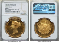 Victoria gold "Queen's University Prize" Medal 1860 MS64 NGC, 39mm, 30.27gm. By John Woodhouse in the name of William Woodhouse, his father. Obv. Diad...