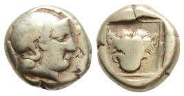Greek Lesbos. Mytilene 375-325 BC. Hekte EL 2,5 g. 10,9 mm.
