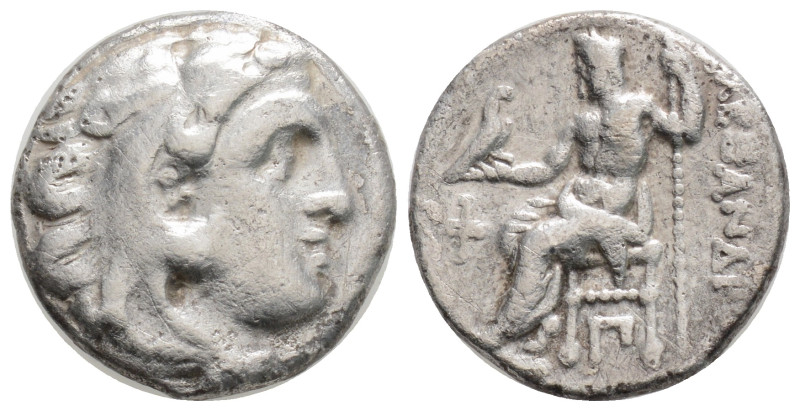 Greek Kings of Macedon. Alexander III "the Great" 336-323 BC. rachm AR, 18,3 mm....