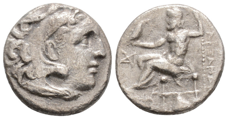 KINGS OF MACEDON. Alexander III 'the Great' (336-323 BC). Drachm. 3,64 g. 17,1 m...