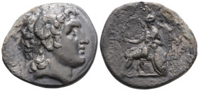 Greek
KINGS of THRACE, Macedonian, Lysimachos (Circa 305-281 BC) AR Tetradrachm (29.9mm, 14.8g)
Obv: Diademed head of the deified Alexander right, w...