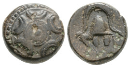 Greek Coins, KINGS OF MACEDON. Alexander III \'the Great\' (336-323 BC). Ae, 3,87 g. 15 mm.