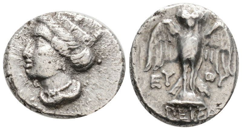 PONTOS. Amisos (as Peiraieos). Siglos (Late 5th-4th centuries BC). 19,1 mm. 5,58...