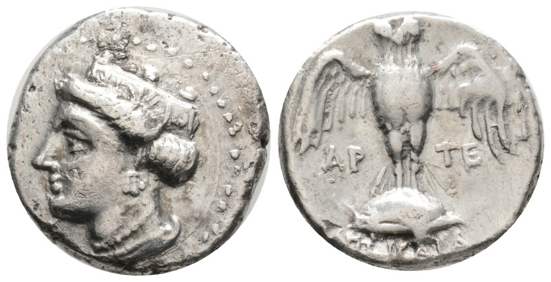 PONTOS. Amisos (as Peiraieos). Siglos (Late 5th-4th centuries BC). 19,2 mm. 5,37...