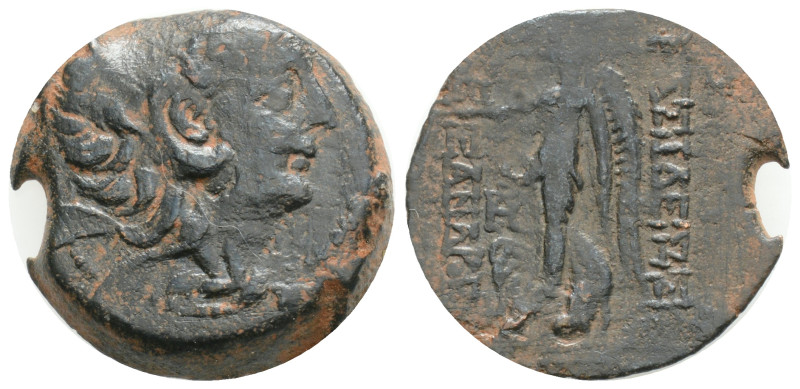 SELEUKID EMPIRE. Alexander II Zabinas. 128-122 BC. Æ Antioch on the Orontes mint...