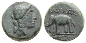 GREEK, SELEUKID KINGS OF SYRIA. Antiochos III ‘the Great’ (222-187 BC). Ae. (14 mm, 2.8 g)