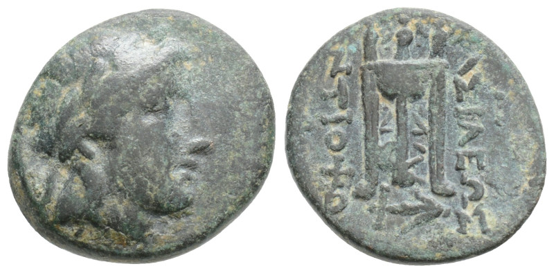 Greek
SELEUKID KINGDOM, Sardes, Antiochos II Theos (Circa 261-246 BC) AE Bronze...