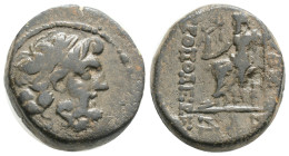 SELEUCIS AND PIERIA, Antioch, (Circa 34/33 BC) AE,7,9 gr. 18,6 mm