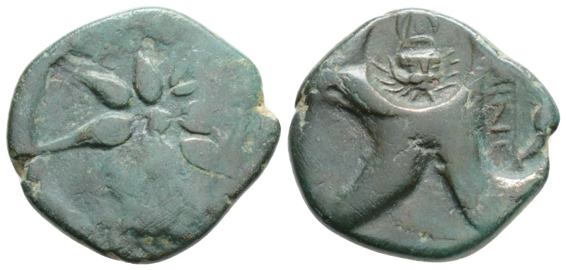 Greek Coins, PONTOS. Uncertain (Amisos?). Time of Mithradates VI, 5,6 g. 21 mm.