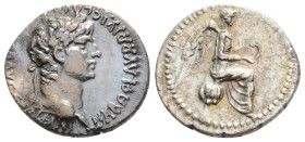 Roman Provincial, Cappadocia. Caesarea. Nero AD 54-68. Hemidrachm AR, 1,6 g. 15,4 mm.