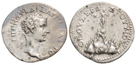 Roman Provincial Coins
CAPPADOCIA. Caesarea. Tiberius (14-37). Drachm. 3,7 g. 20,1 mm. 
Obv: TIBEPIOΣ KAIΣAP ΣEBAΣTOΣ. Laureate head right.
Rev: ΘE...