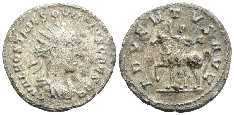 HOSTILIAN (Caesar, 251). 3,4 g. 22,6 mm. Antoninianus. Antioch.
Obv: C OVAL OST...