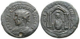 Roman Provincial Coins
MESOPOTAMIA. Nisibis. Philip II (247-249). Ae. 25,8 mm. 9,3 g.
Obv: AYTOK K M IOYΛI ΦIΛIΠΠOC CЄB. Radiate and cuirassed bust ...