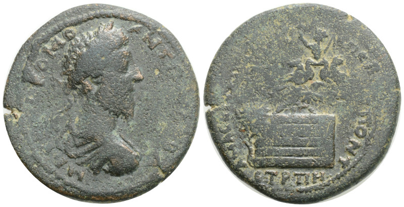 PONTUS. Amaseia. Commodus (177-192). Ae. 19,8 g. 34,3 mm.
Obv: M AYPHΛ KOMOΔΟ A...