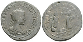 Roman Provincial Coins
CILICIA. Diocaesarea. Philip I the Arab (244-249). Ae. 24,6 g. 36,2 mm.
Obv: AΥT K M IOYΛIOC ΦΙΛΙΠΠOC CЄB. Radiate, draped an...