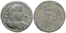 Roman Provincial
Cilicia. Tarsos. Gallienus AD 253-268. Bronze Æ, 31,9 mm., 16,03g.
 AVK ΛIΠH Γ ΓAΛΛIHNOC CEB, radiate, draped, and cuirassed bust r...