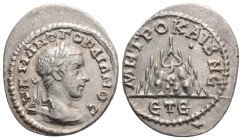 Roman Provincial, Cappadocia. Caesarea. Gordian III AD 238-244. Drachm AR 20,8 mm., 3,5 g.
AV KAI M ANT ΓOPΔIANOC, laureate head right / MHTPO KAICA ...
