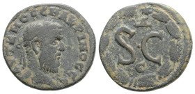 Roman Provincial Seleucis and Pieria. Antioch. Macrinus AD 217-218. Bronze Æ, 3,8 g. 19,3 mm.