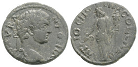 Roman Provincial Coins, PISIDIA. Antiochia. Caracalla (198-217). 4,7 g. 21,7 mm. Ae. Obv: IMP C M AVR ANTONI AV.
Laureate head right.
Rev: ANTIOCH G...