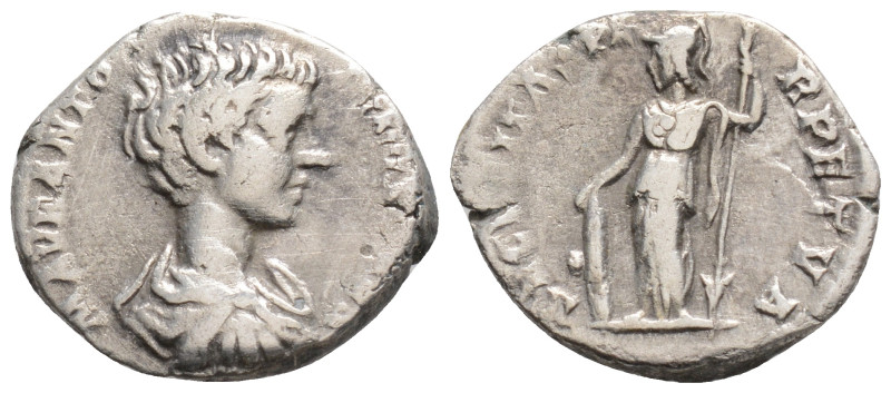 Caracalla (198/211-217 AD).
(D) as Caesar 196-198. Denarius (3.17 g) 18,7 mm. R...