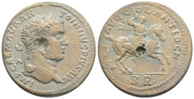 Roman Provincial Coins
PISIDIA. Antioch. Caracalla (198-217). Ae. Obv: IMP CAE M AVR ANTONINVS PIVS AVG. Laureate head right.
Rev: VIRT AVG COL ANTI...