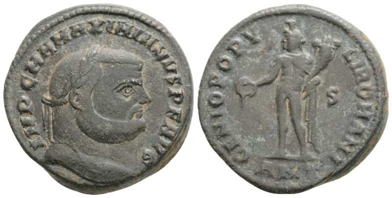 Roman Imperial
Maximianus Herculius, first reign, 286-305. Follis (Bronze, 21,4...