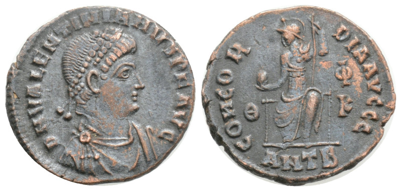 Roman Imperial
Valentinian II, 375-392 Æ3 circa 378 - 383, Æ 18.2 mm., 2.57 g. ...