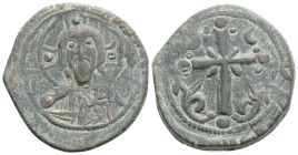 Nicephorus III Botaniates AD 1078-1081. Constantinople. Anonymous follis Æ, 7,1 g. 21 mm.