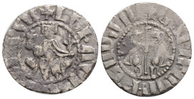 Medieval
Armenia, Cilician Armenia, Royal, Levon III (1301-1307 AD) AR Tram. (21,5 mm, 2.68 g)
Obv: Levon III on horseback riding right, head facing...