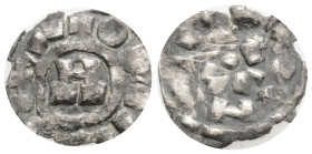 Cilician Armenia, Levon V (1373-1375). AR Obol 
0.7 g. 16,3 mm