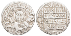 Medieval
Ghiyath al-Din Kay Khusraw II, first reign (AD 1237-1246 AD) AR Dirham (21,4 mm, 2.68 g)
Obv: “Name of the Caliph” Lion walking to right; a...